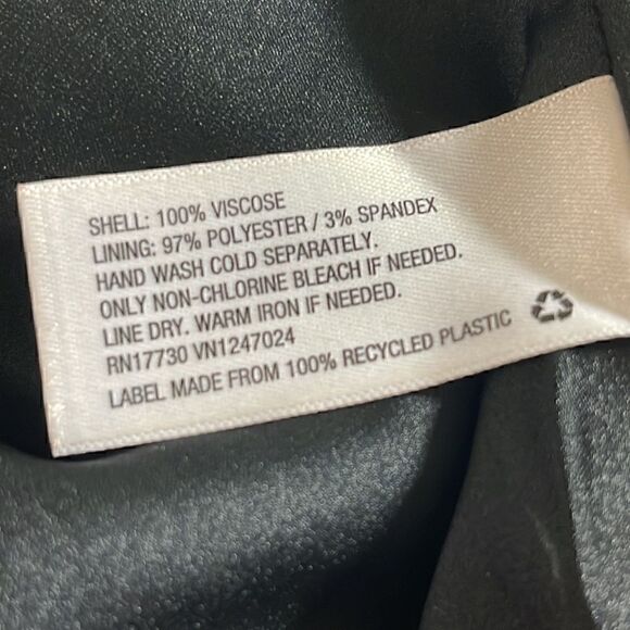 Cushnie X Target Dress womens Size 2 Slip wrap satin leopard Black Asymmetrical - Picture 9 of 10